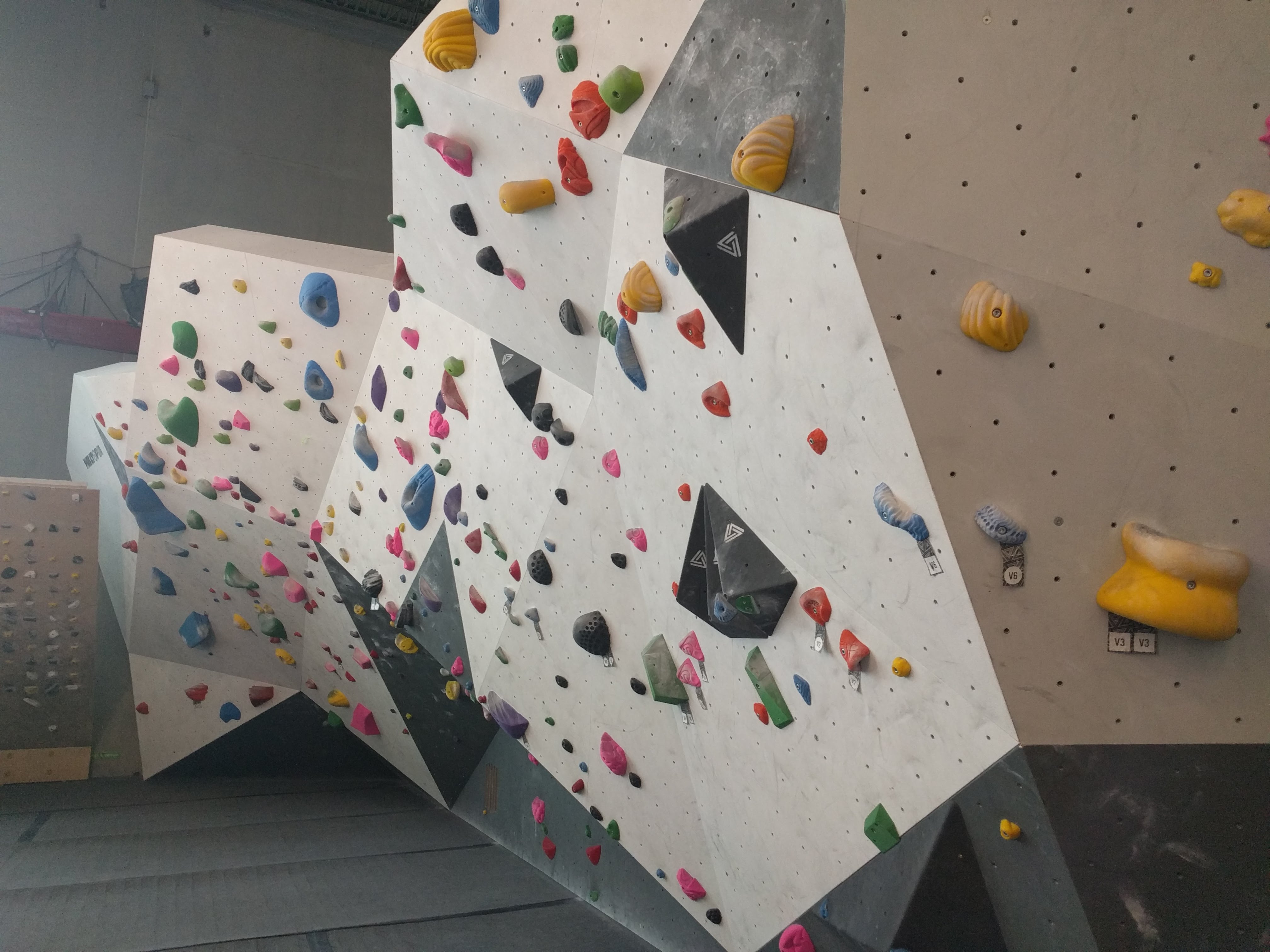 Bouldering wall at Crag X in Victoria