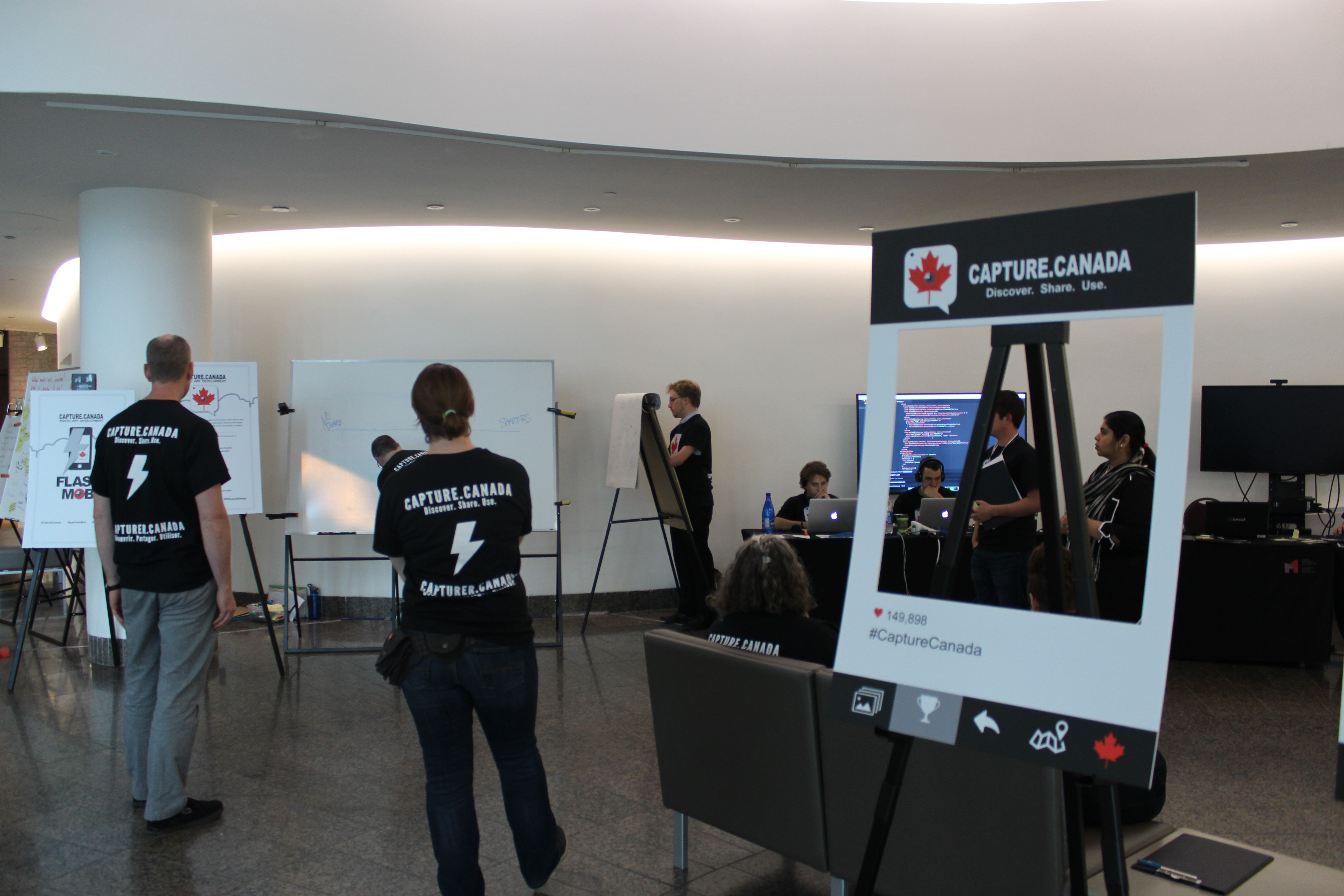 Field research for We Capture Canada at the Museum of History